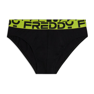 Slip Uomo con Elastico Jacquard Colorato e Maxi Logo