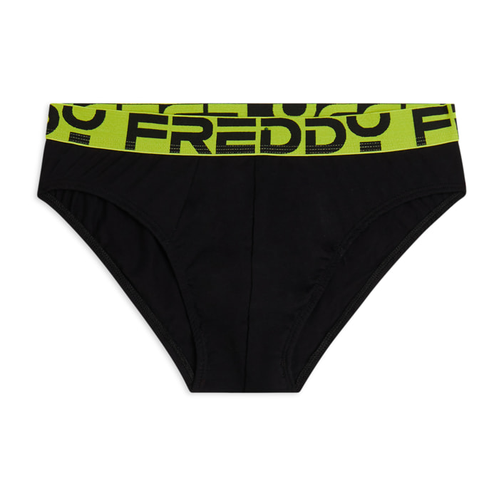 Slip Uomo con Elastico Jacquard Colorato e Maxi Logo