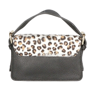 Borsa a mano da donna - Modello Aleide - Vera pelle - 18.0 x 11.0 x 6.5 cm