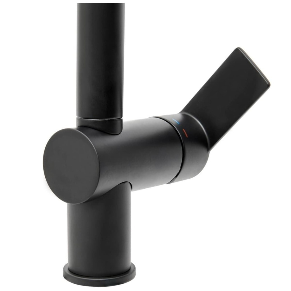 B-Way mitigeur de cuisine sur pied avec douchette extractible, noir mat (SATBSBW185)