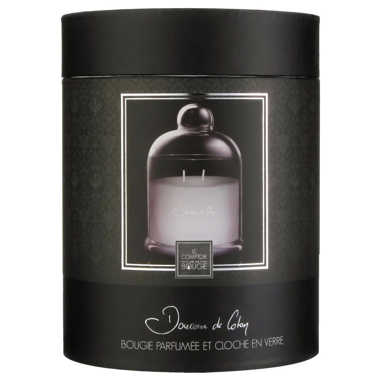 Bougie parfumée cloche "Loyd" - fleur de coton 650g