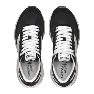 Sneakers Superga Uomo/Donna Nero 4089 TRAINING 9TS SLIM VEGAN FAUX LEATHER