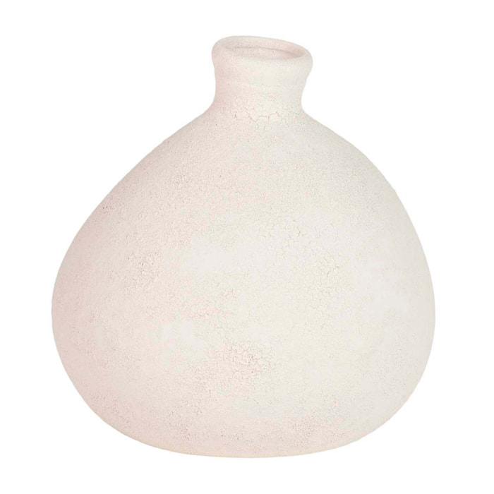 Florero Ceramica Beige 24x24x26 Cm