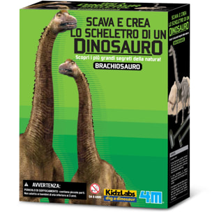 Scava e crea lo scheletro di un Brachiosauro