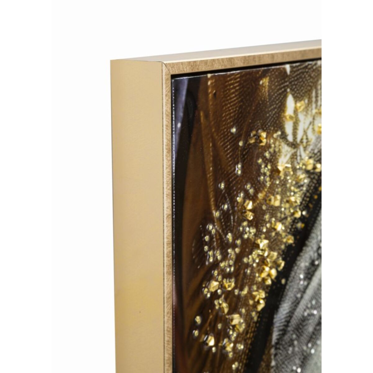 DIPINTO SU TELA LACCATO NAIROBI C/CORNICE -A- CM 52X4X102