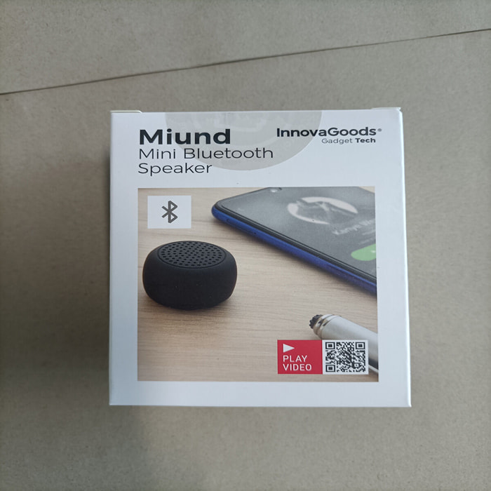 Mini Enceinte Portable et Rechargeable sans Fil Miund InnovaGoods