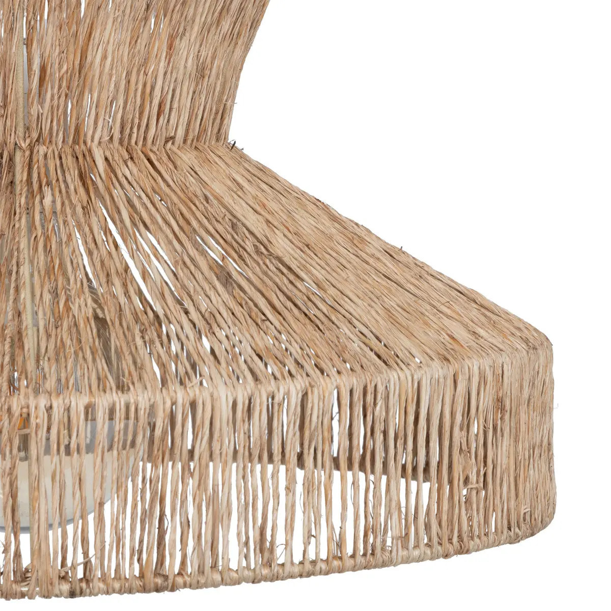 Suspension "Zelia" jute beige D38cm