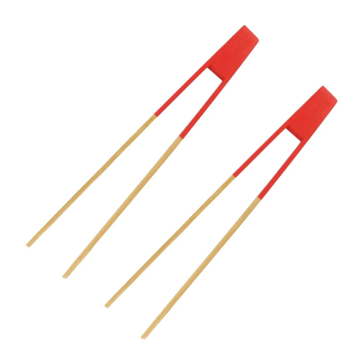 Set de 2 ustensiles de cuisine pince cuisine en bois Fackelmann Boisselerie