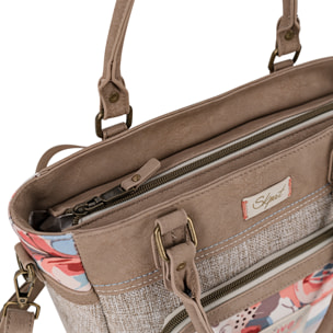 Bolso De Mano Skpat Leyre Taupe