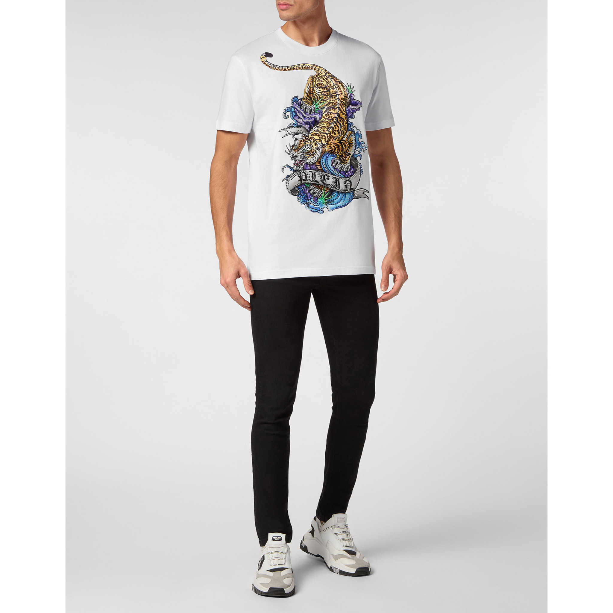 PHILIPP PLEIN T-shirt girocollo a maniche corte TATTOO