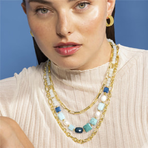 Collar Lux by Lux acabado en oro 18k