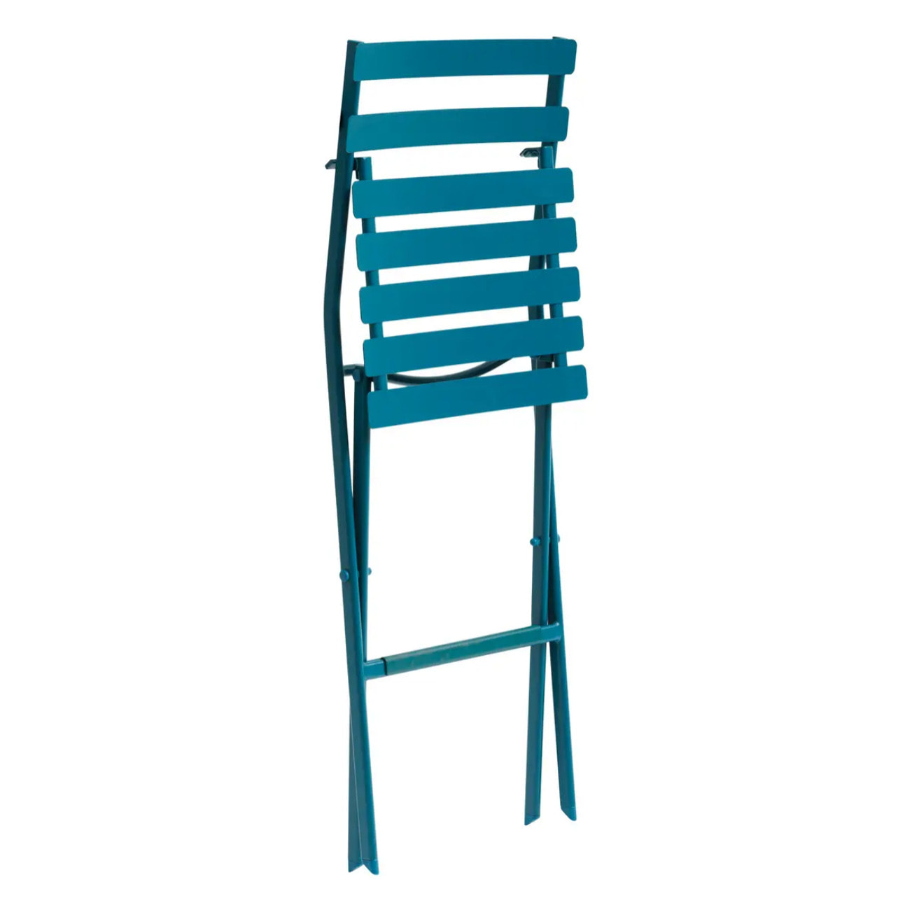 Lot de 2 chaises hautes pliantes de jardin Greensboro Bleu canard