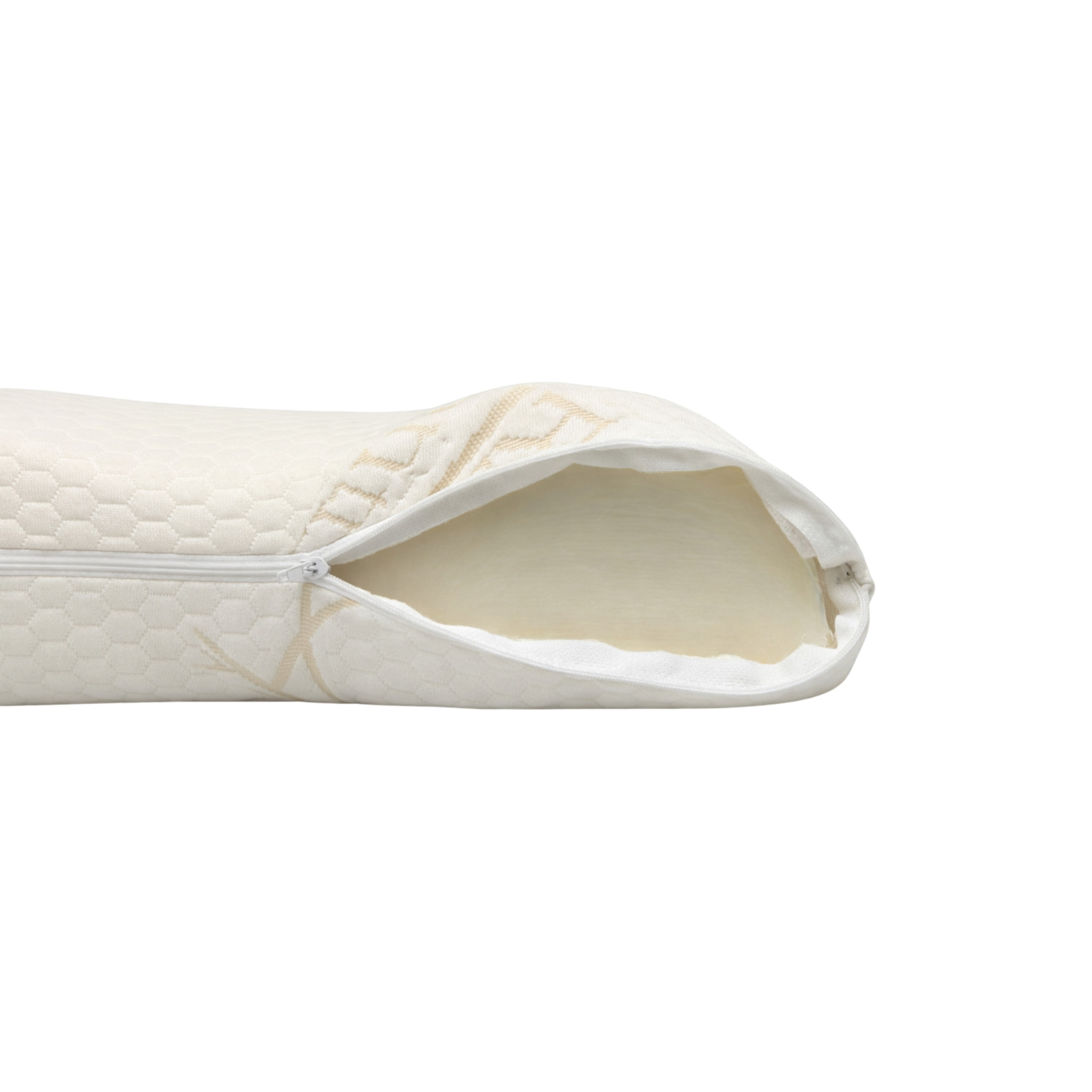 Guanciale Cervicale in Memory Foam con Federa Rame– Cuscino Sfoderabile Sostegno Ergonomico per Collo e Cervicale