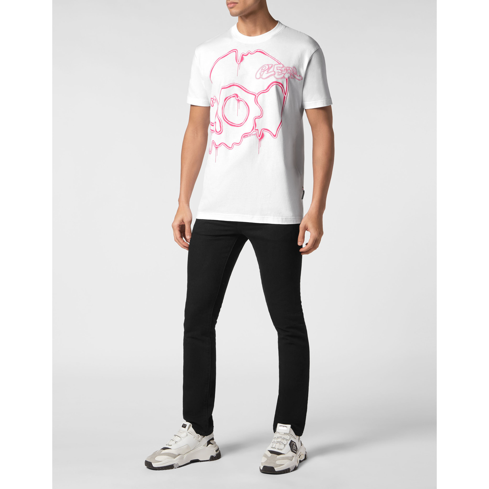 PHILIPP PLEIN Camiseta Cuello Redondo SKULL