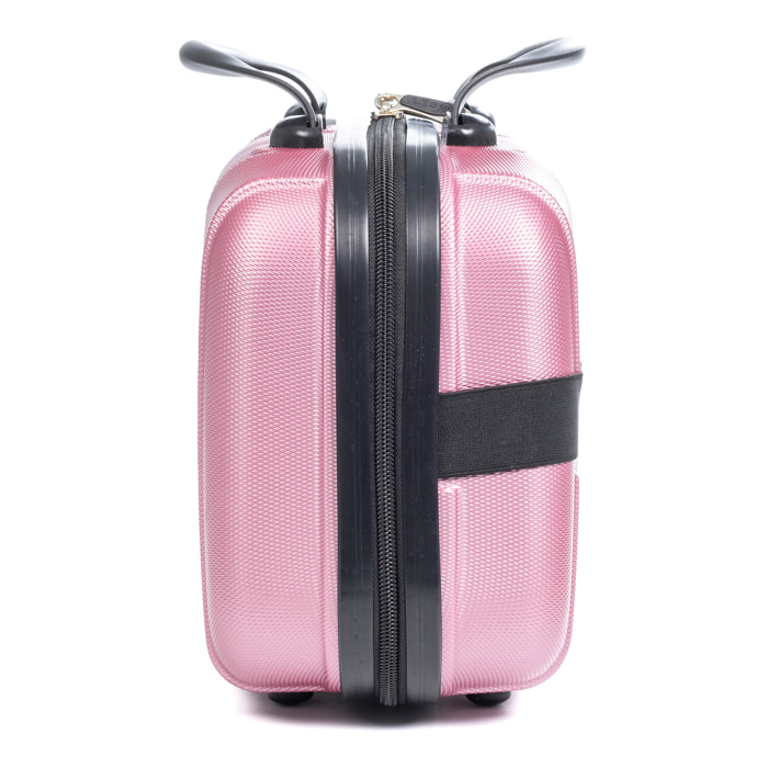 Beauty case rigido in ABS ultraleggero. Adattabile al carrello.