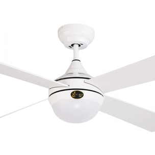 Ventilador de Techo ø122 cm con LED y Wifi Reversible Hypersilence RIAICA KLASSFAN