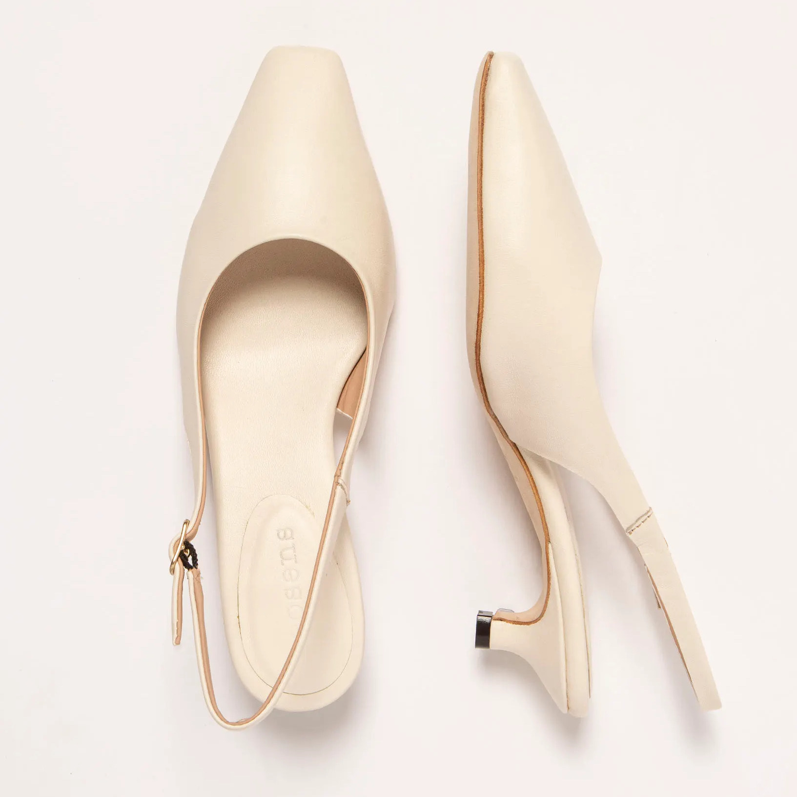 Sandalias con tacón S3024 NAPPA CREAM ALEDO color Cream