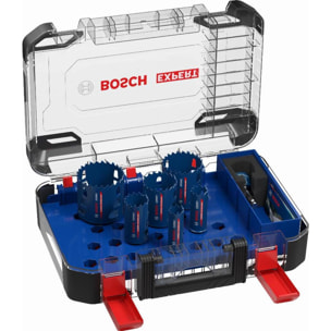 Coffret 6 trépans Expert carbure multi matériaux BOSCH Ø22/25/35/51/60/68 - 2608900445