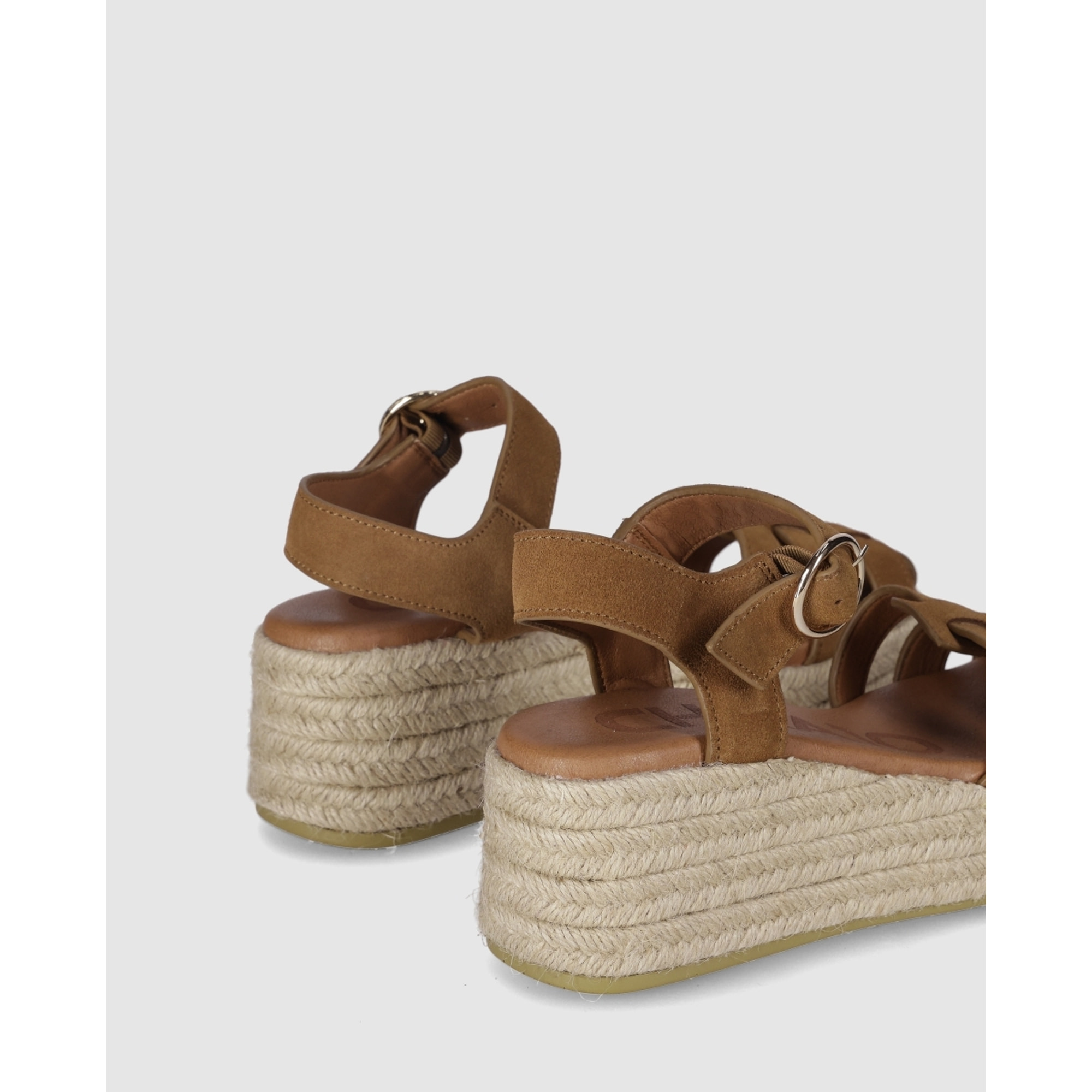 Sandalias de Serraje - Cuero - Tacón: 6 cm