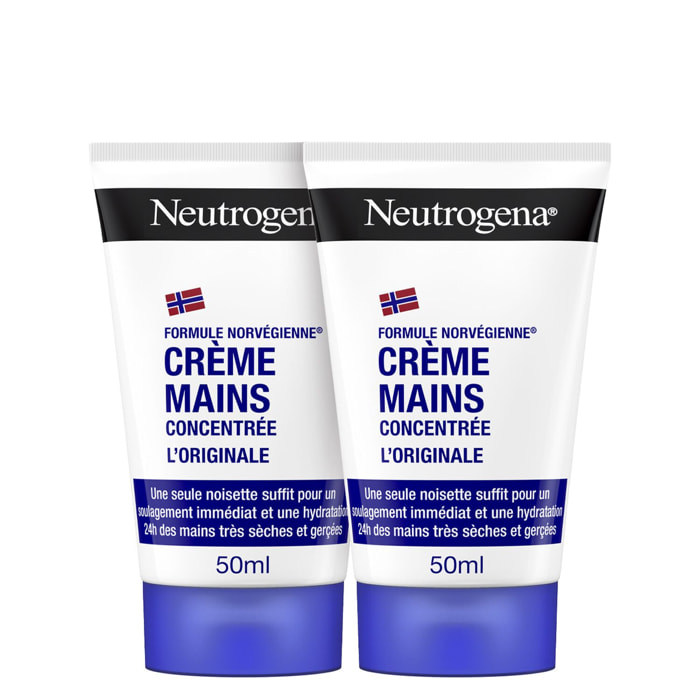 Crème mains - Duo Crème Mains Hydratante Concentrée 2 x 50 ml