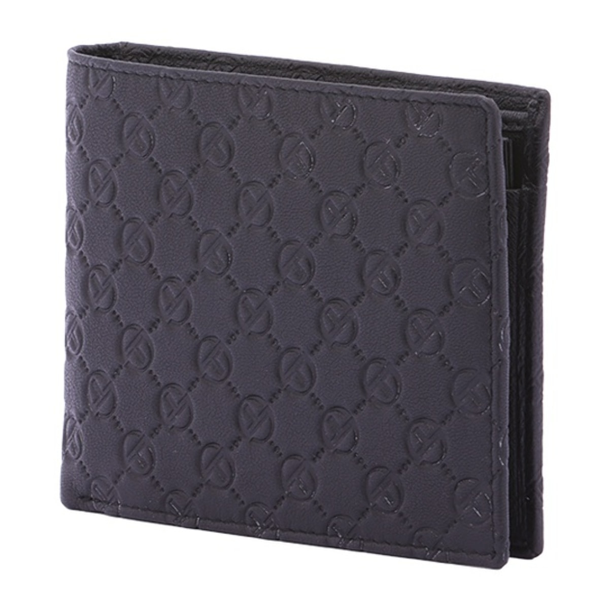 Portafoglio uomo in vera pelle - Modello False - Artigianale - 10.0 x 12.5 x 2.0 cm