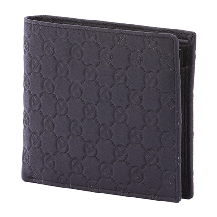 Portafoglio uomo in vera pelle - Modello False - Artigianale - 10.0 x 12.5 x 2.0 cm