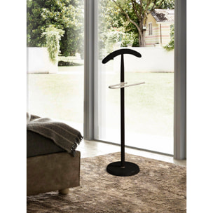 Galán de noche Oxford negro 111x44x30 cm