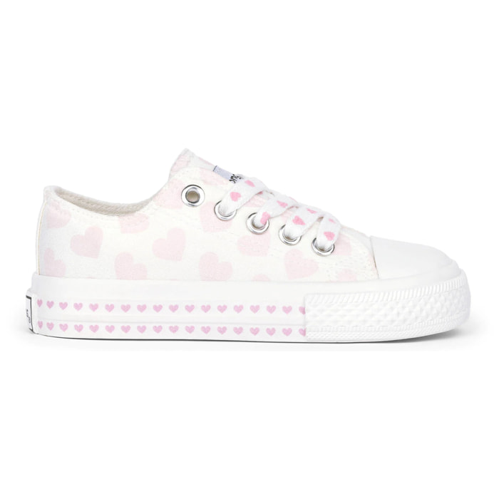 Zapatillas De Niña Solares En Blanco