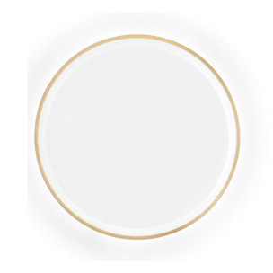 Boho by Siko Miroir mural rond avec capteur 60x60cm, doré (SATZLED60ZL)