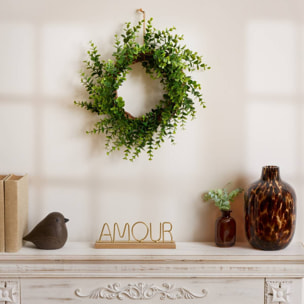 Couronne de plantes artificielles Walker H41cm