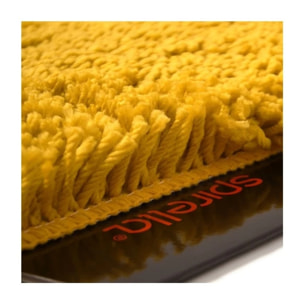 Tapis de bain rondMicrofibre HIGHLAND ?60cm Safran Spirella