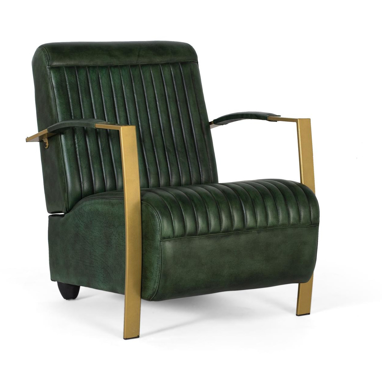 Sillón de Piel 65 Cm Estilo Moderno Elegante