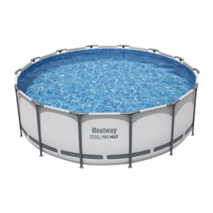 Bestway Piscine hors sol - Ronde - Steel Pro Max - 427 x 122 cm - Sans accessoires