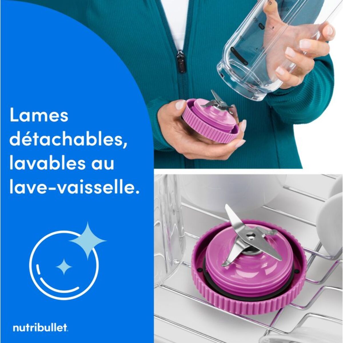 Blender NUTRIBULLET FLEX - Berry NBP013VT