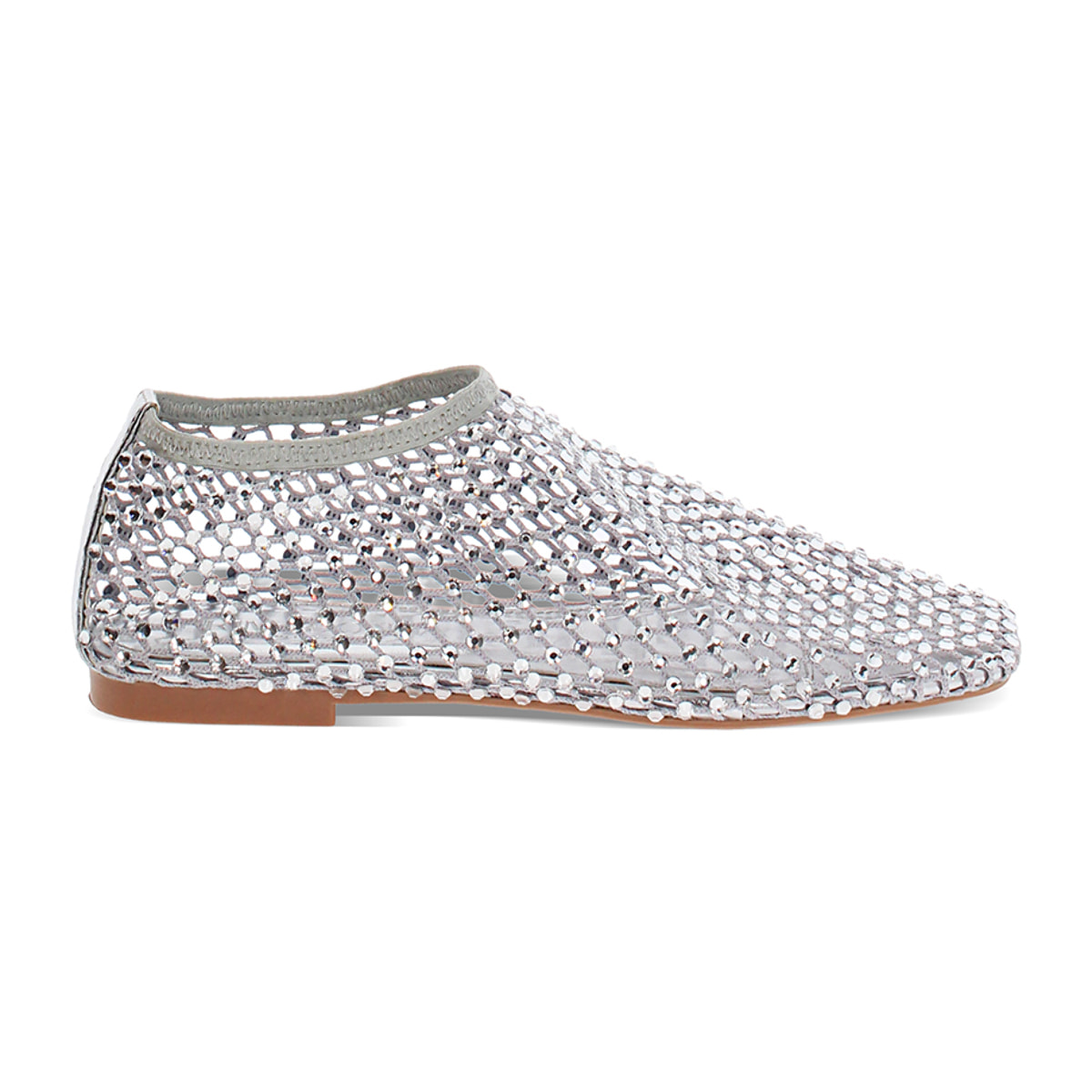 Bailarinas plata con pedrería brillante