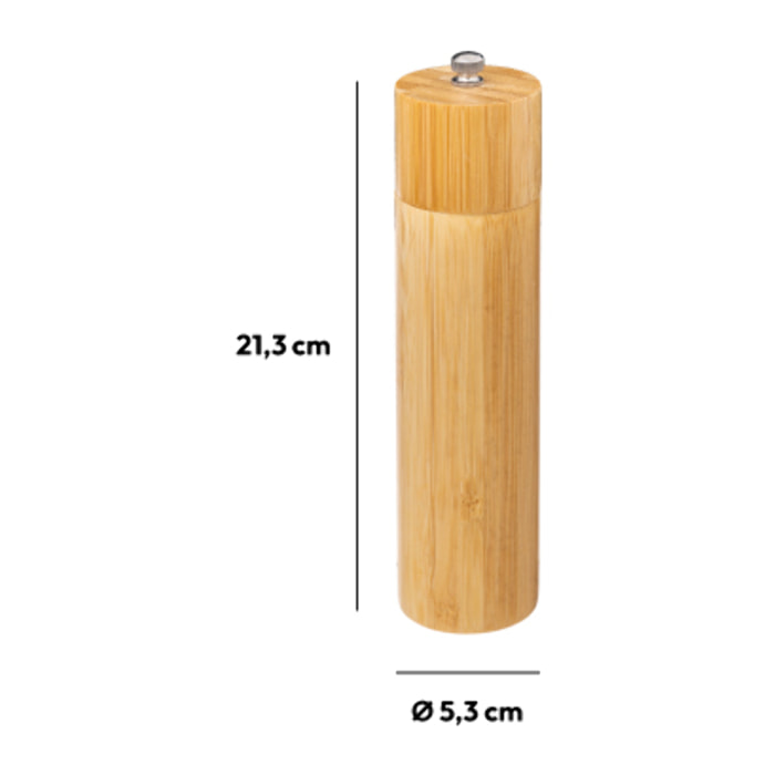 Moulin poivre/sel 225cm "Bambou"