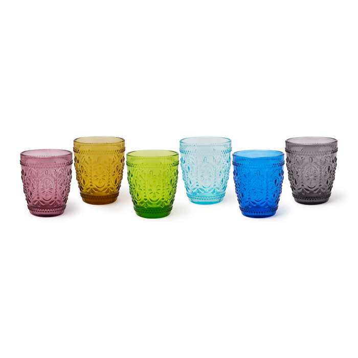 Set de 6 verres Excelsa – Vinci, Verre Multicolore