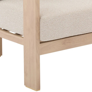 Fauteuil de salon de jardin Oryna miel