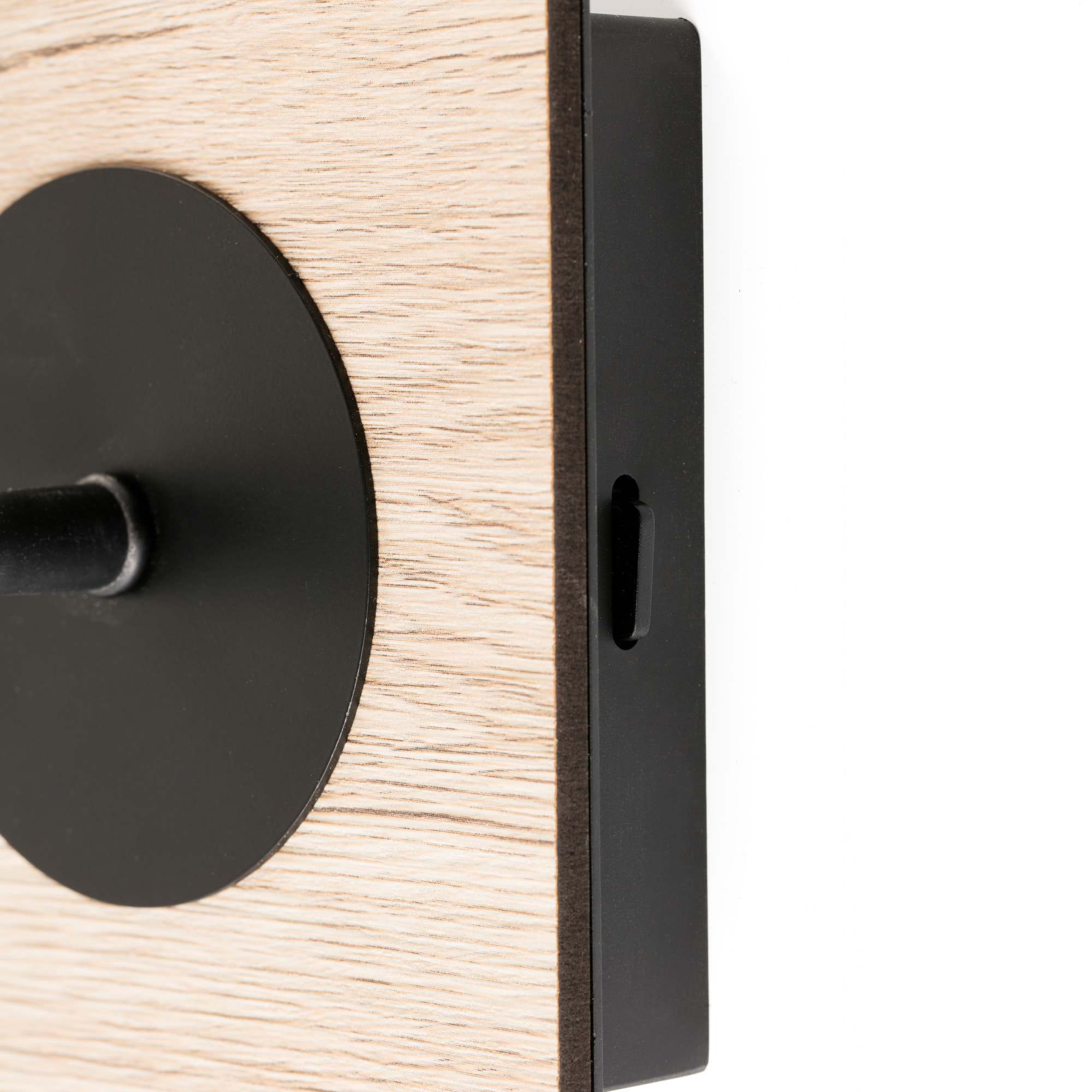 MOOD SQ Lampe lecteur noire et bois