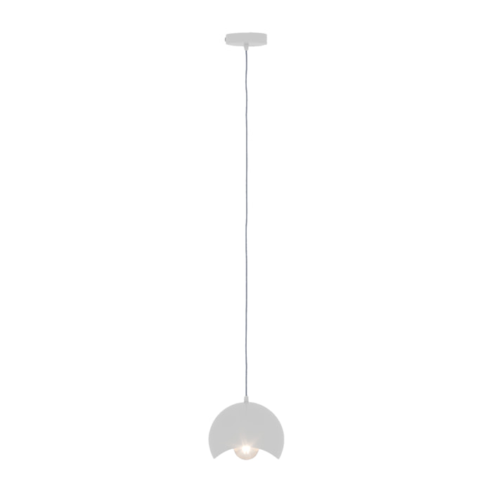 Petite Suspension Miro – suspension design minimaliste en métal blanc