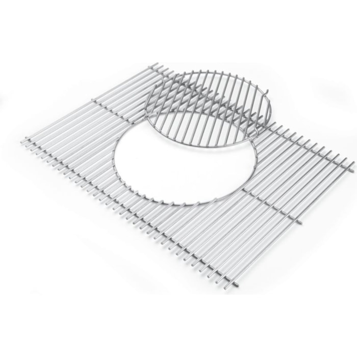 Grille barbecue WEBER BBQ System en acier inox pour Genesis