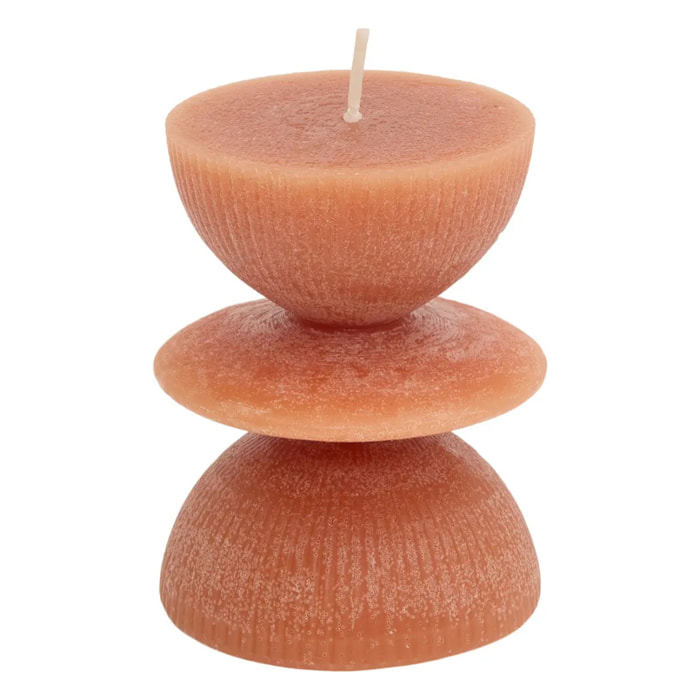 Bougie décorative Homy ronde H.9cm