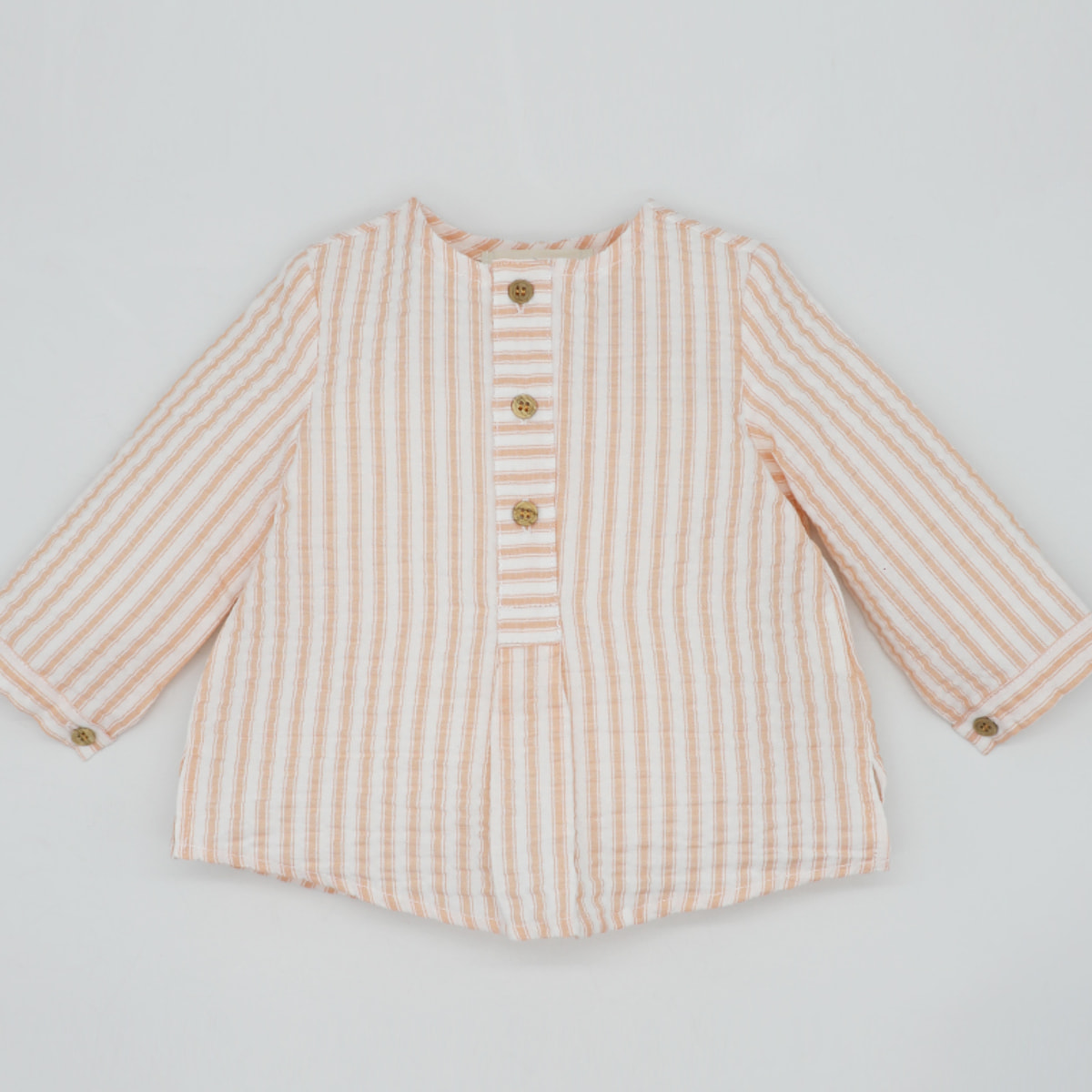 CAMISA RAYAS MANDARNA