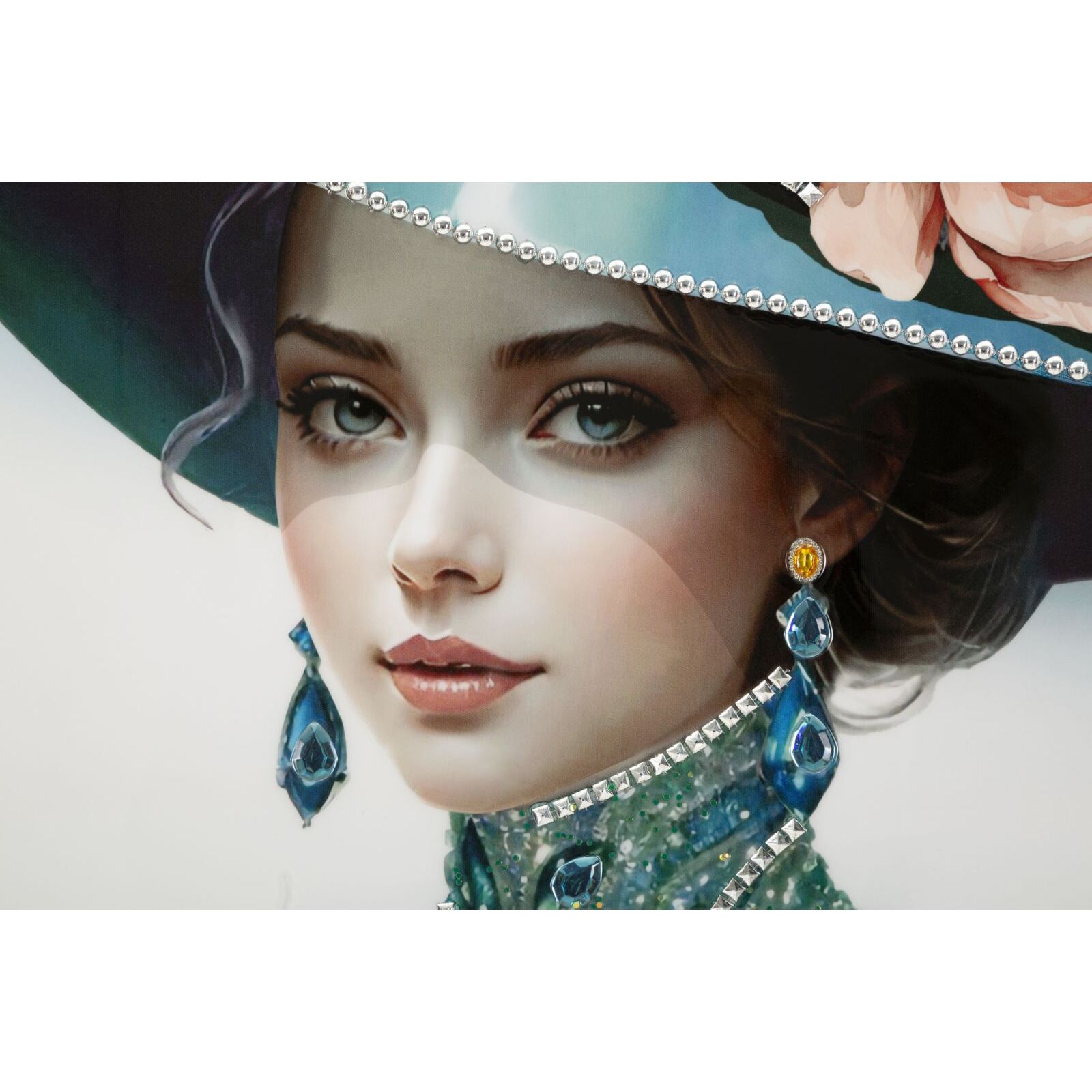 DIPINTO SU TELA LACCATO PAM C/CORNICE -B- CM 62X4X92