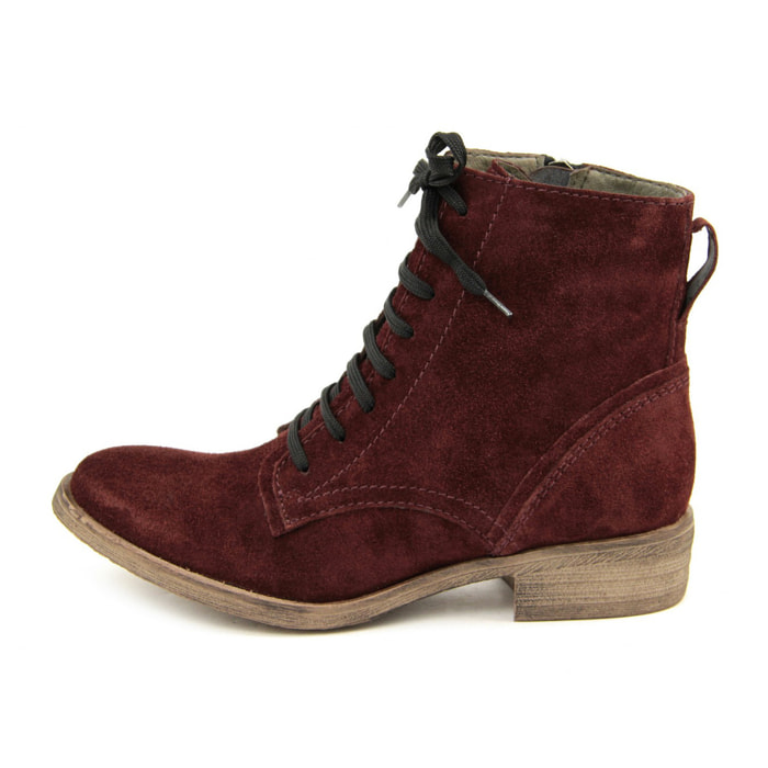 EYE STIVALETTO STRINGATO BORDEAUX