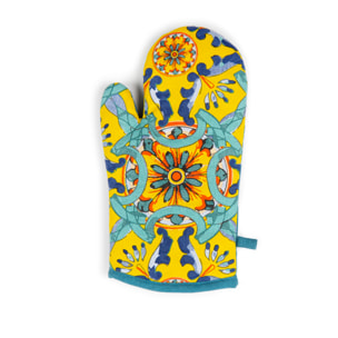 Set Canovaccio Presina e Guanto da Cucina Excelsa – Trinacria, Cotone Multicolore