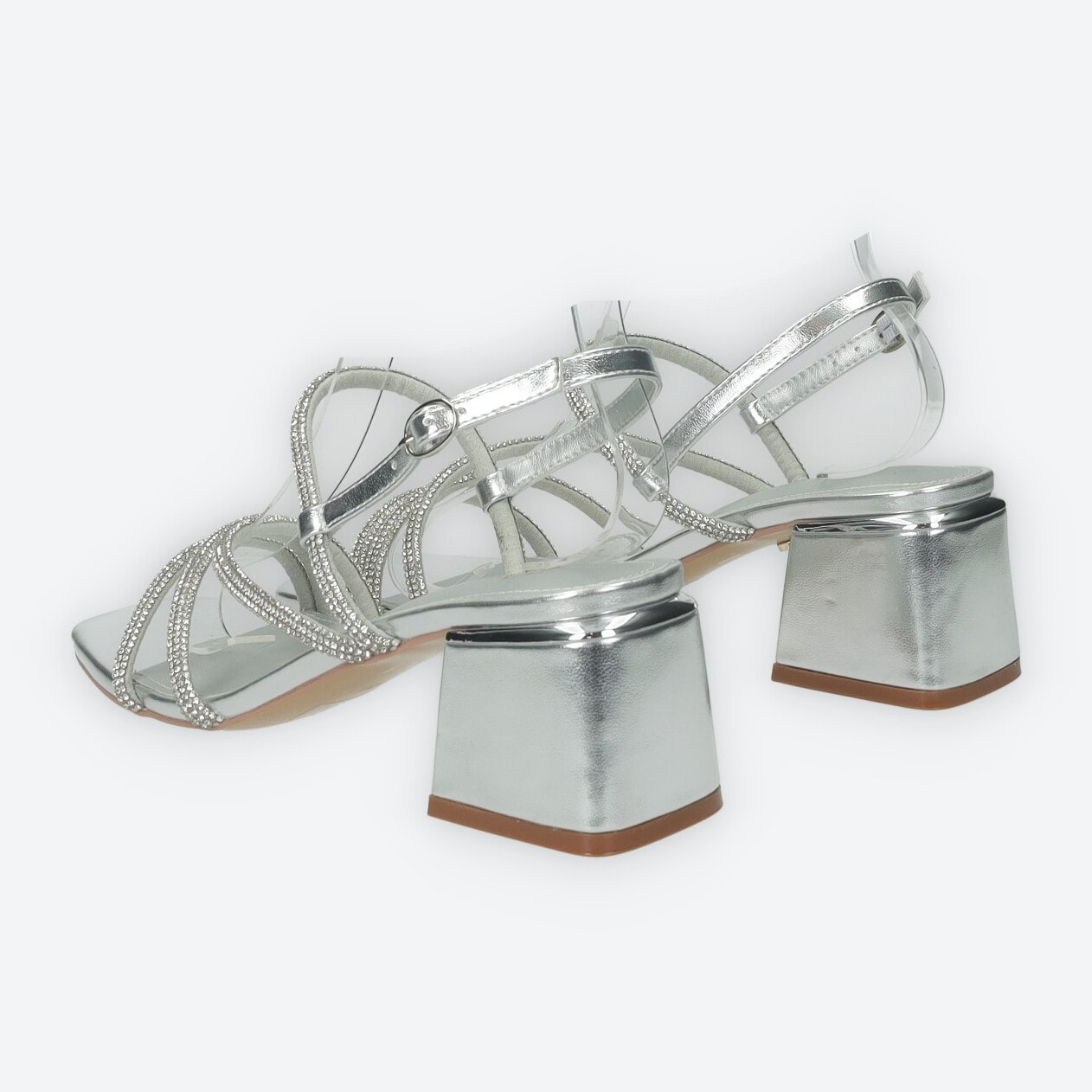 Sandali Donna Tata Italia Argentato