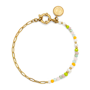 Pulsera Chic Nora Acero Baño Oro