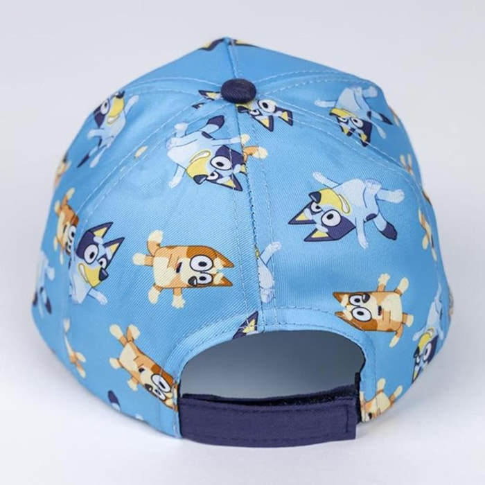 Gorra infantil con visera de bluey, azul