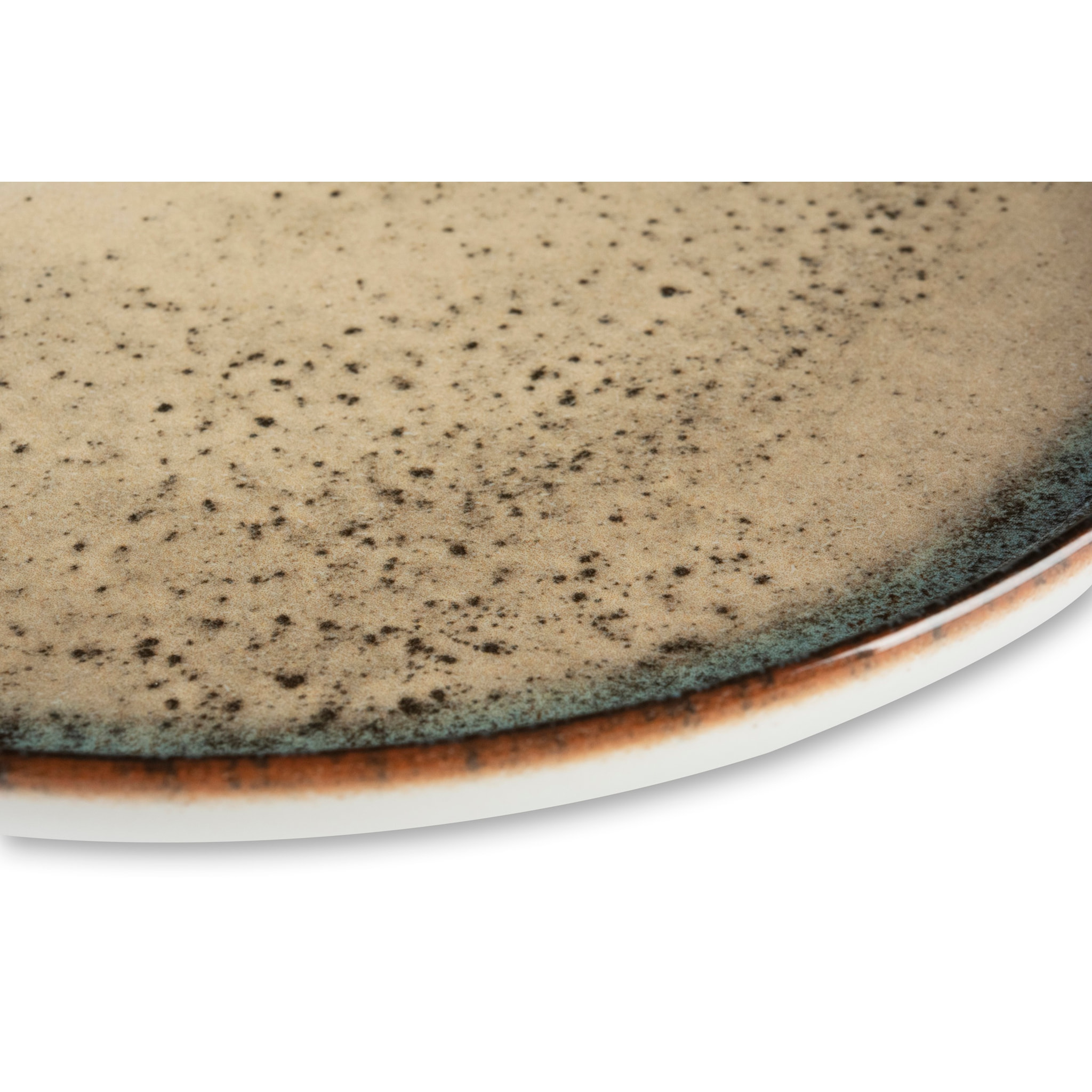 Set 6 piatti frutta Excelsa – Zeus, Ceramica Beige